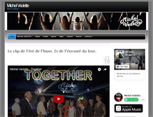 Tablet Screenshot of michelvedette.com